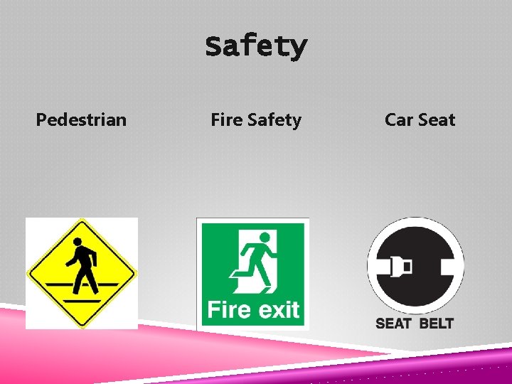 Safety Pedestrian Fire Safety Car Seat 