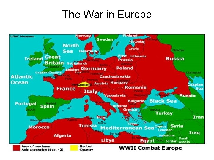 The War in Europe 