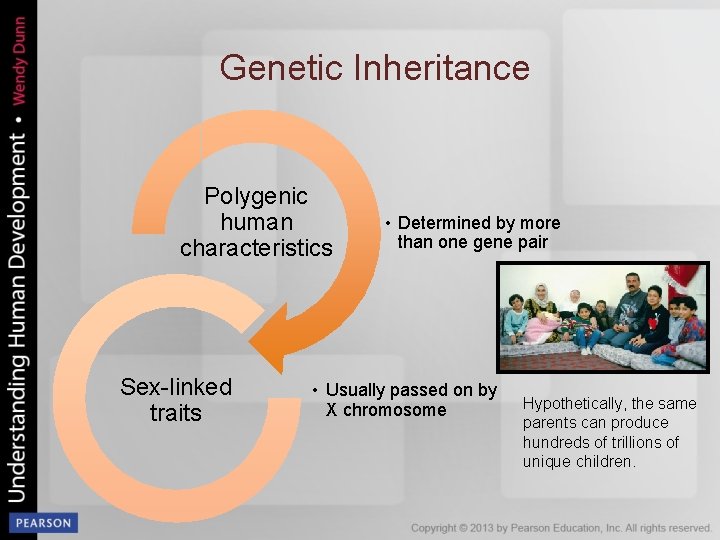 Genetic Inheritance Polygenic human characteristics Sex-linked traits • Determined by more than one gene