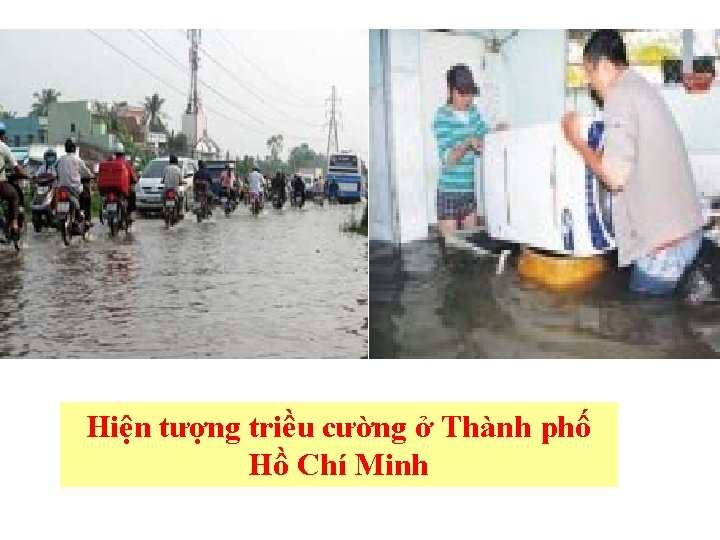 Hiện tượng triều cường ở Thành phố Hồ Chí Minh Hiện tượng triều cường ở Thành phố Hồ Chí Minh