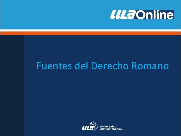 Fuentes del Derecho Romano 