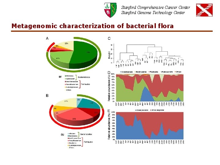 Stanford Comprehensive Cancer Center Stanford Genome Technology Center Metagenomic characterization of bacterial flora 