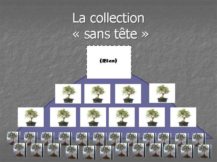 La collection « sans tête » 