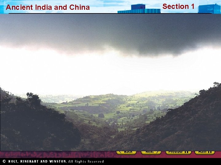 Ancient India and China Section 1 