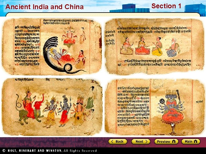 Ancient India and China Section 1 