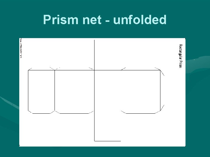 Prism net - unfolded Prism net - unfolded