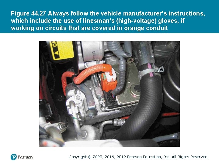 Figure 44. 27 Always follow the vehicle manufacturer’s instructions, which include the use of