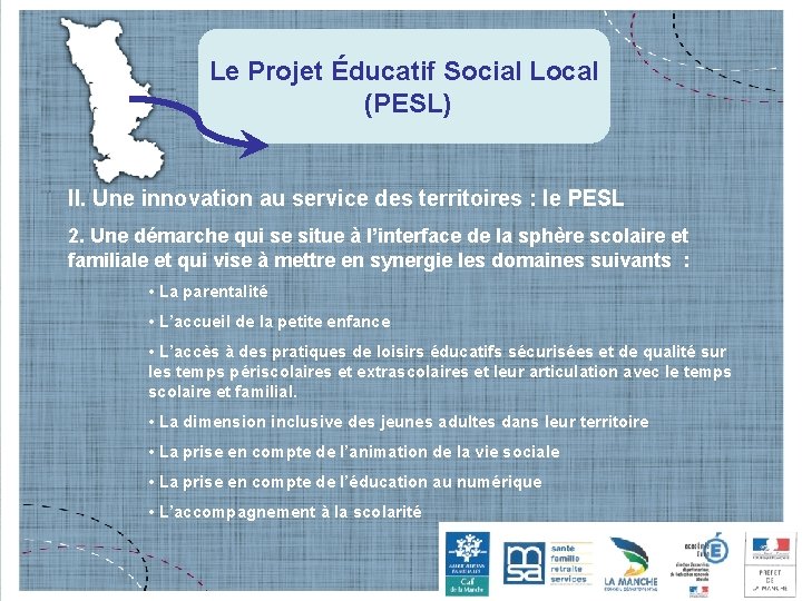 Le Projet Éducatif Social Local (PESL) II. Une innovation au service des territoires :