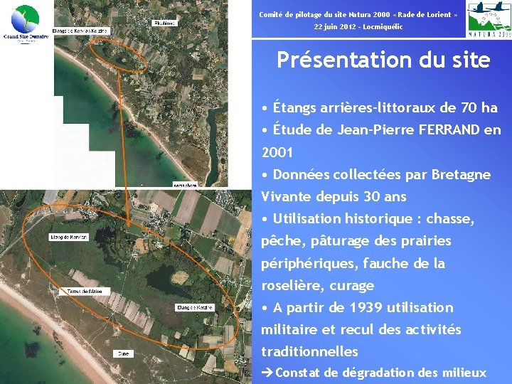 Comité de pilotage du site Natura 2000 « Rade de Lorient » 22 juin