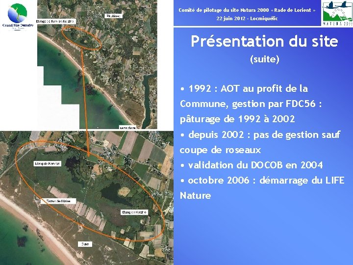 Comité de pilotage du site Natura 2000 « Rade de Lorient » 22 juin