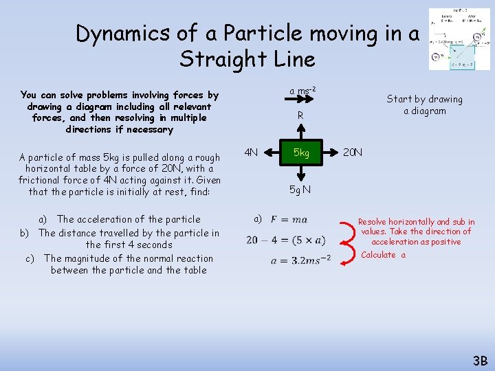 Dynamics of a Particle moving in a Straight Line a ms-2 You can solve Dynamics of a Particle moving in a Straight Line a ms-2 You can solve