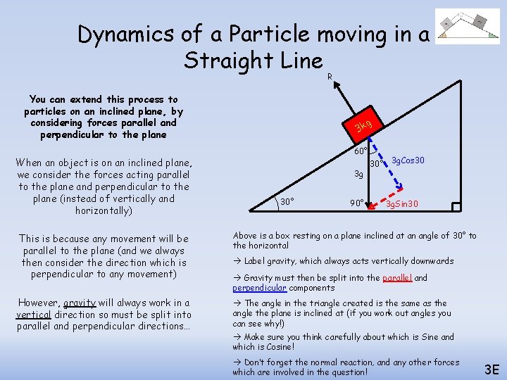 Dynamics of a Particle moving in a Straight Line R You can extend this Dynamics of a Particle moving in a Straight Line R You can extend this