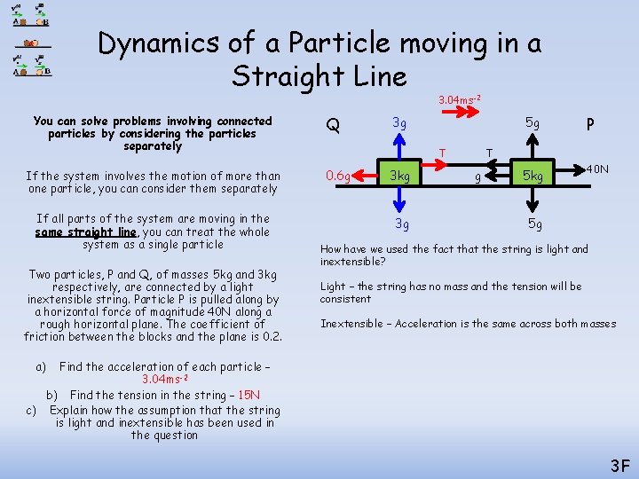 Dynamics of a Particle moving in a Straight Line 3. 04 ms-2 You can Dynamics of a Particle moving in a Straight Line 3. 04 ms-2 You can