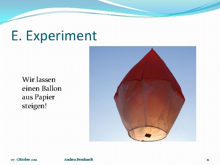 Physik-Lehrmittel Solarballon "Prokyon 2",Modell-Heißluftballon großer Ballon 