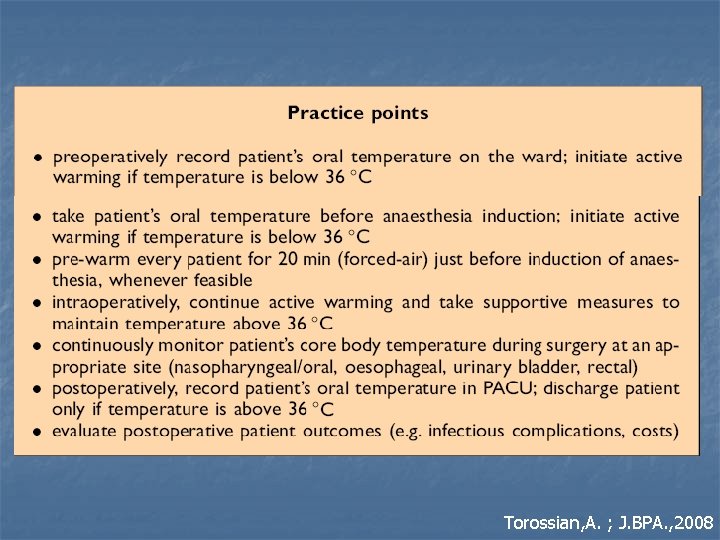 Torossian, A. ; J. BPA. , 2008 Torossian, A. ; J. BPA. , 2008