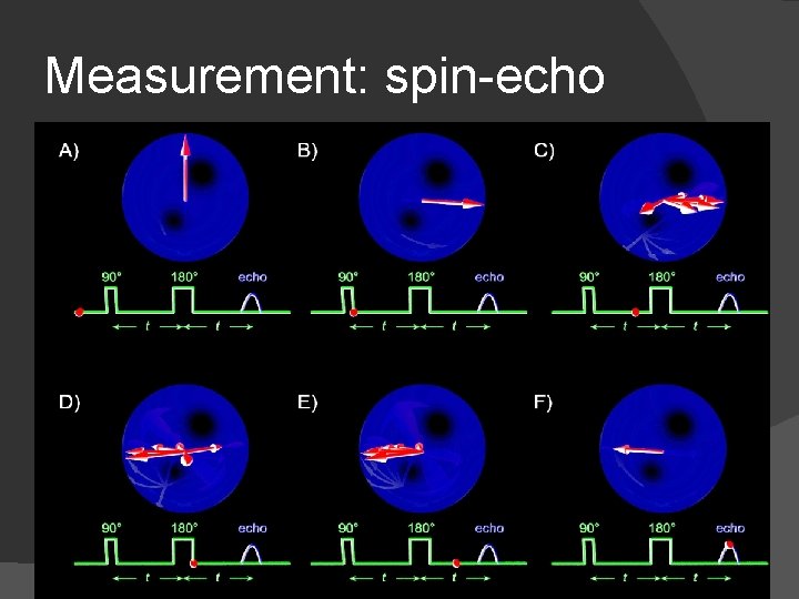 Measurement: spin-echo 