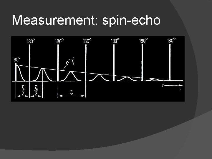 Measurement: spin-echo 