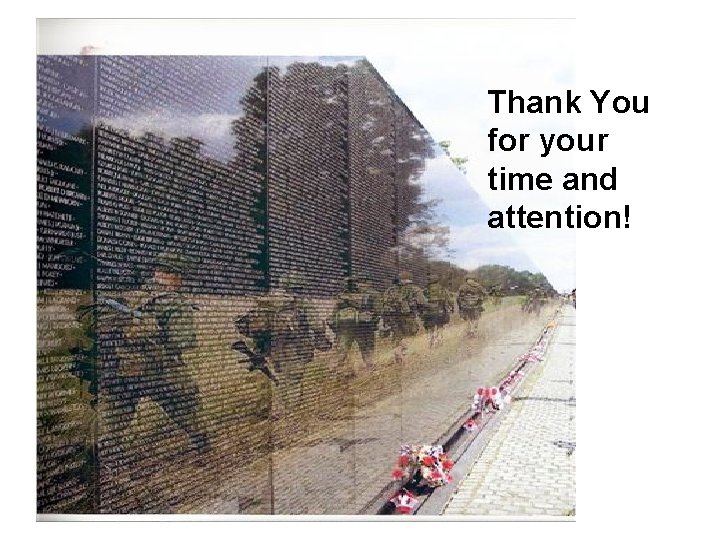 Thank You for your time and attention! Thank You for your time and attention!
