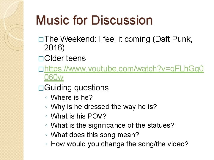 I Feel It Coming Daft Punk Lyrics Meaning