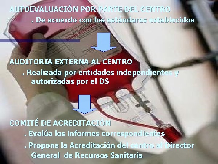 AUTOEVALUACIÓN POR PARTE DEL CENTRO. De acuerdo con los estándares establecidos AUDITORIA EXTERNA AL