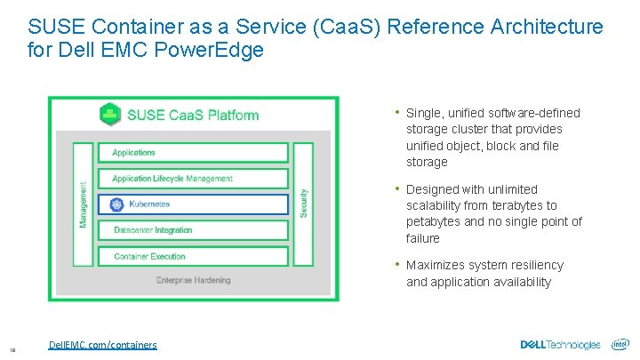 SUSE Container as a Service (Caa. S) Reference Architecture for Dell EMC Power. Edge