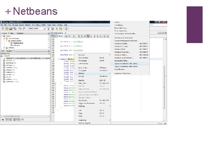 + Netbeans 