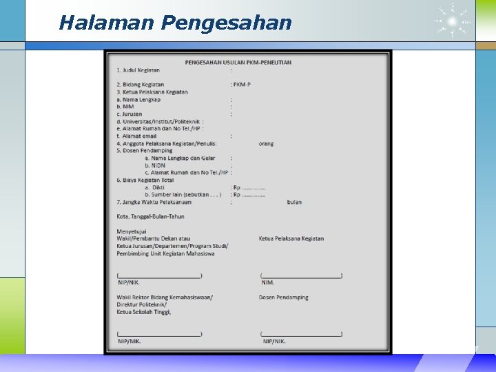 Halaman Pengesahan 