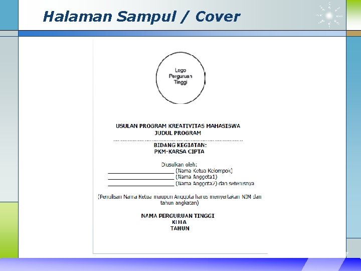 Halaman Sampul / Cover 