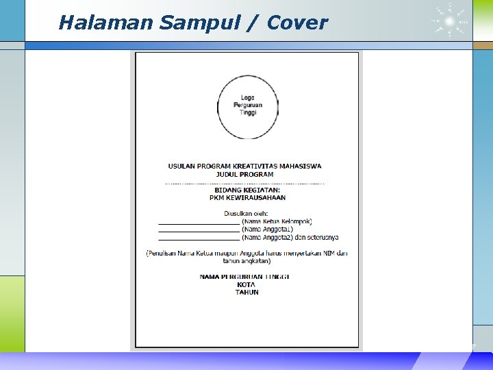 Halaman Sampul / Cover 