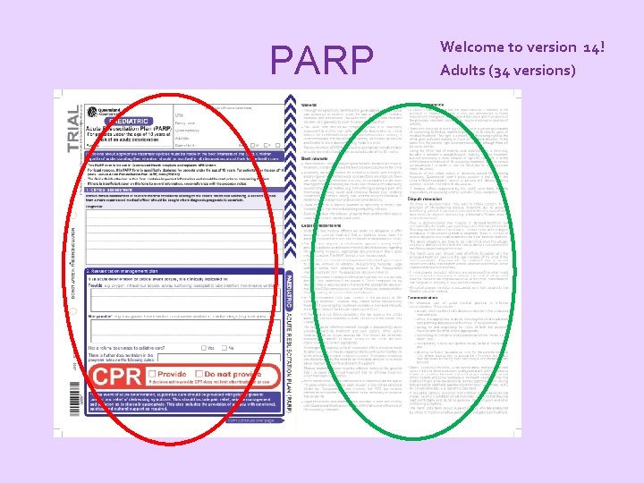 PARP Welcome to version 14! Adults (34 versions) 