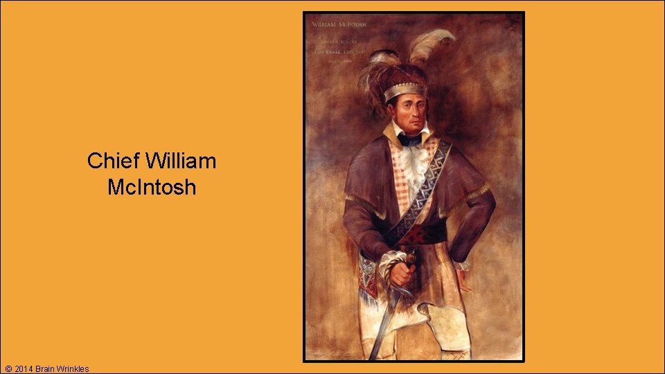 Chief William Mc. Intosh © 2014 Brain Wrinkles 