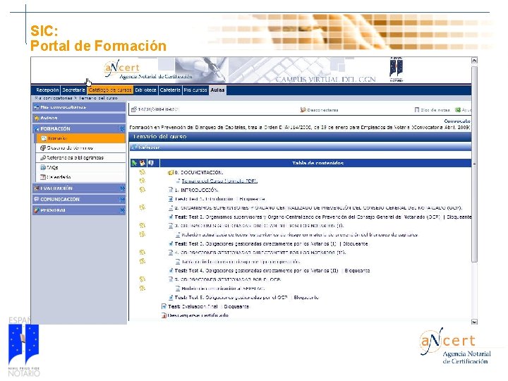 SIC: Portal de Formación 28 