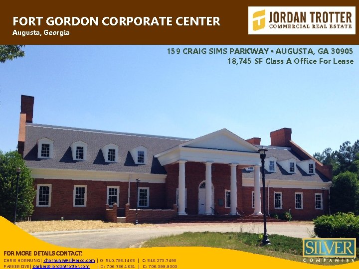 CONFIDENTIAL INVESTMENT SALES OFFERING FORT GORDON CORPORATE CENTER 27 SOUTH GATEWAY DRIVE ▫ PETSMART CONFIDENTIAL INVESTMENT SALES OFFERING FORT GORDON CORPORATE CENTER 27 SOUTH GATEWAY DRIVE ▫ PETSMART