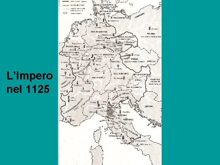 L’Impero nel 1125 