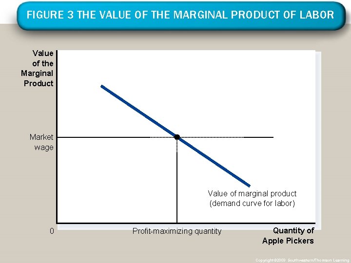 FIGURE 3 THE VALUE OF THE MARGINAL PRODUCT OF LABOR Value of the Marginal