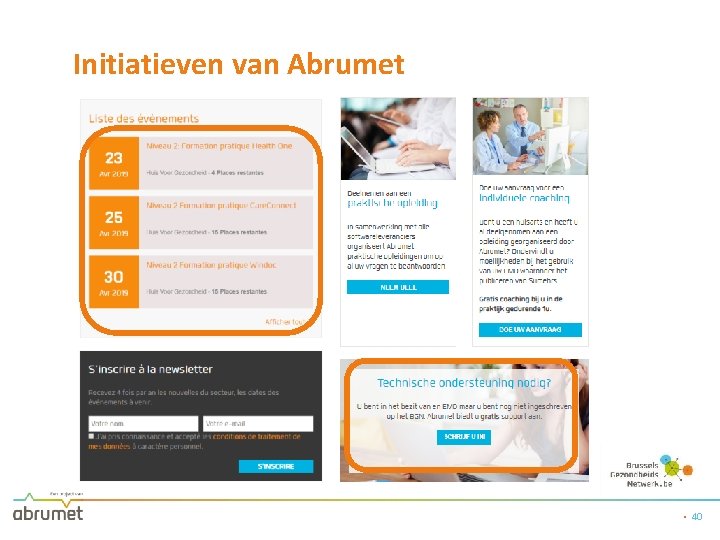 Initiatieven van Abrumet • 40 