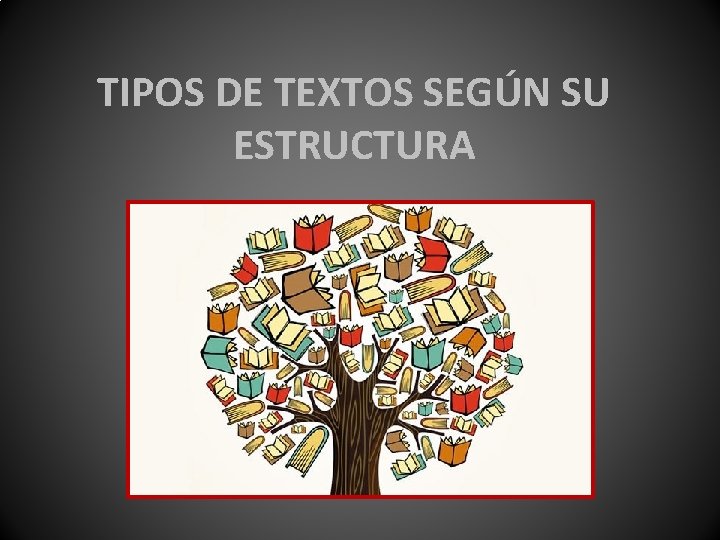 TIPOS DE TEXTOS SEGÚN SU ESTRUCTURA 