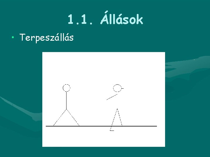 1. 1. Állások • Terpeszállás 