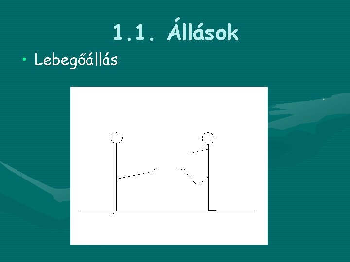 1. 1. Állások • Lebegőállás 