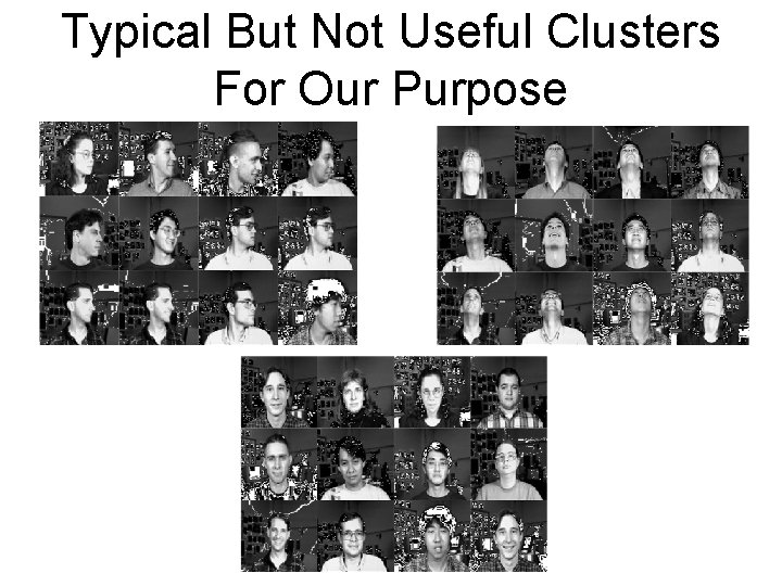 Typical But Not Useful Clusters For Our Purpose 