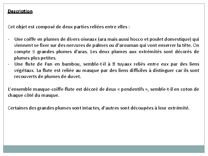 Description Cet objet est composé de deux parties reliées entre elles : - Une