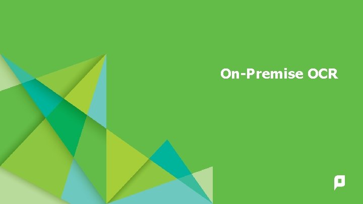 On-Premise OCR 