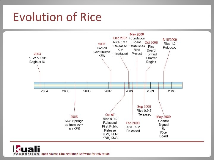 Evolution of Rice 