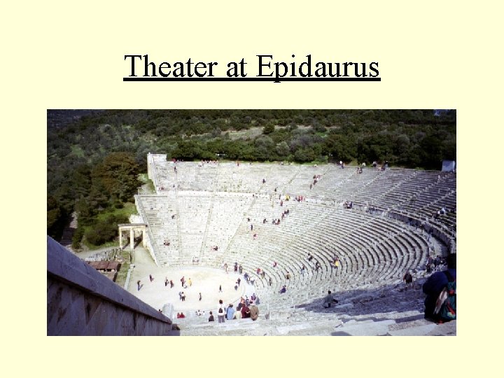 Theater at Epidaurus 