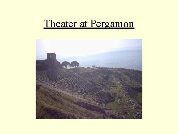 Theater at Pergamon 