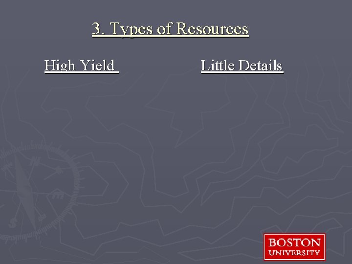 3. Types of Resources High Yield Little Details 