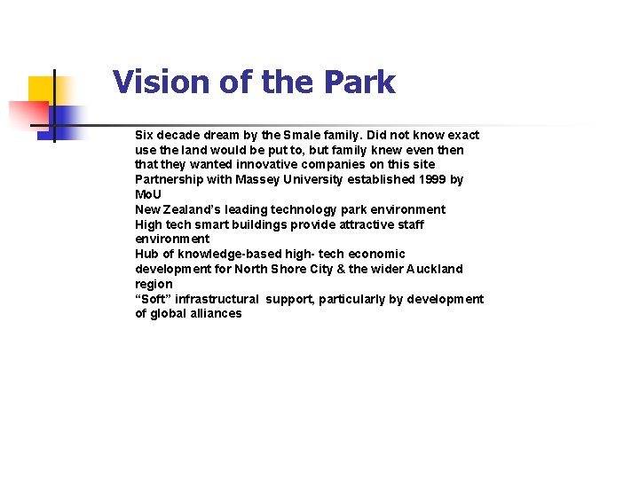 Vision of the Park Six decade dream by the Smale family. Did not know Vision of the Park Six decade dream by the Smale family. Did not know