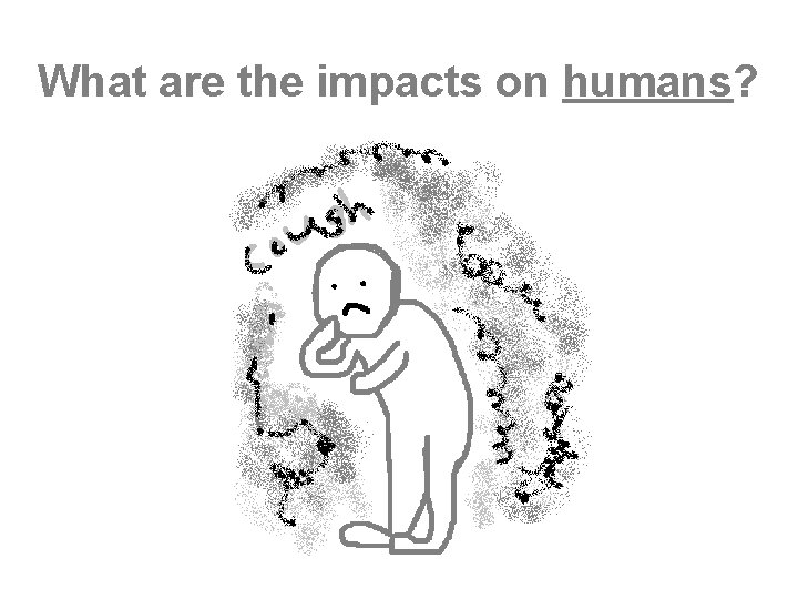 What are the impacts on humans? 