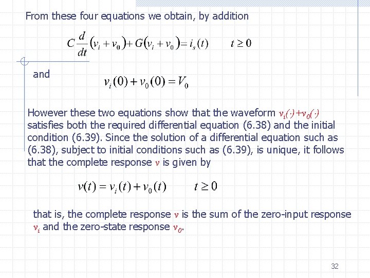 From these four equations we obtain, by addition and However these two equations show