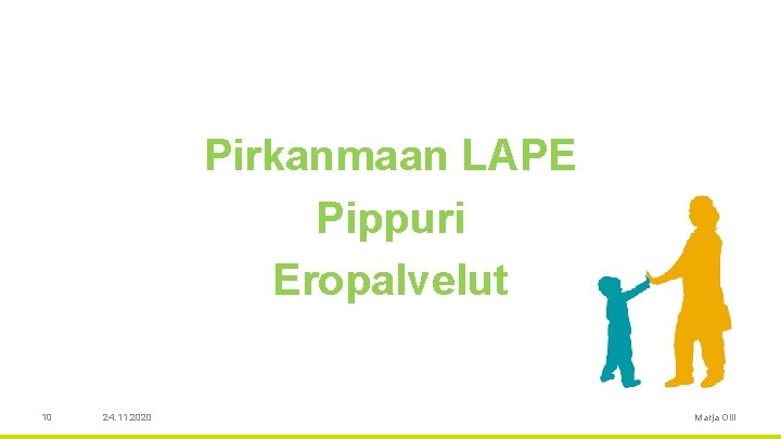 Pirkanmaan LAPE Pippuri Eropalvelut 10 24. 11. 2020 Marja Olli 